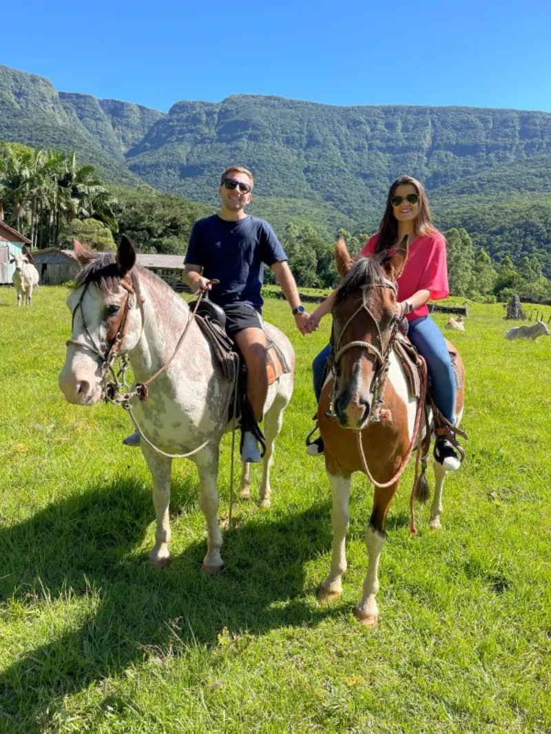 Passeio a cavalo praia grande sc