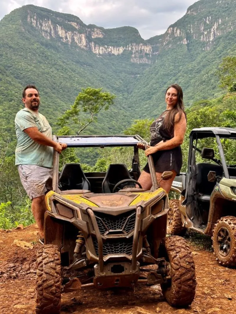 Passeio de quadriciclo na Praia Grande