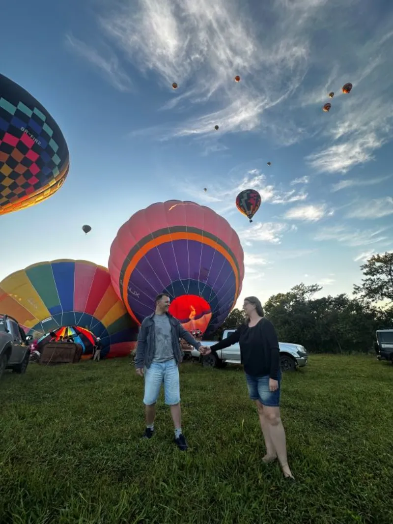 Voo de balão para 2 pessoas