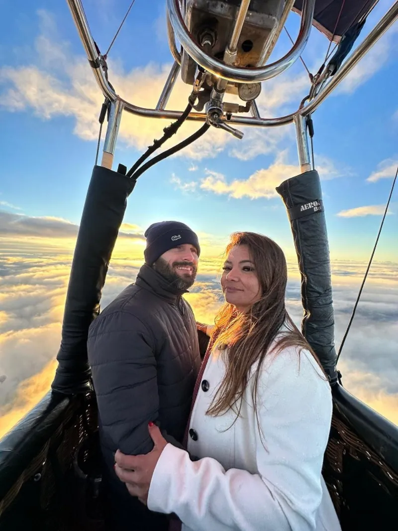 Voo de balão para casal com hospedagem em Santa Catarina